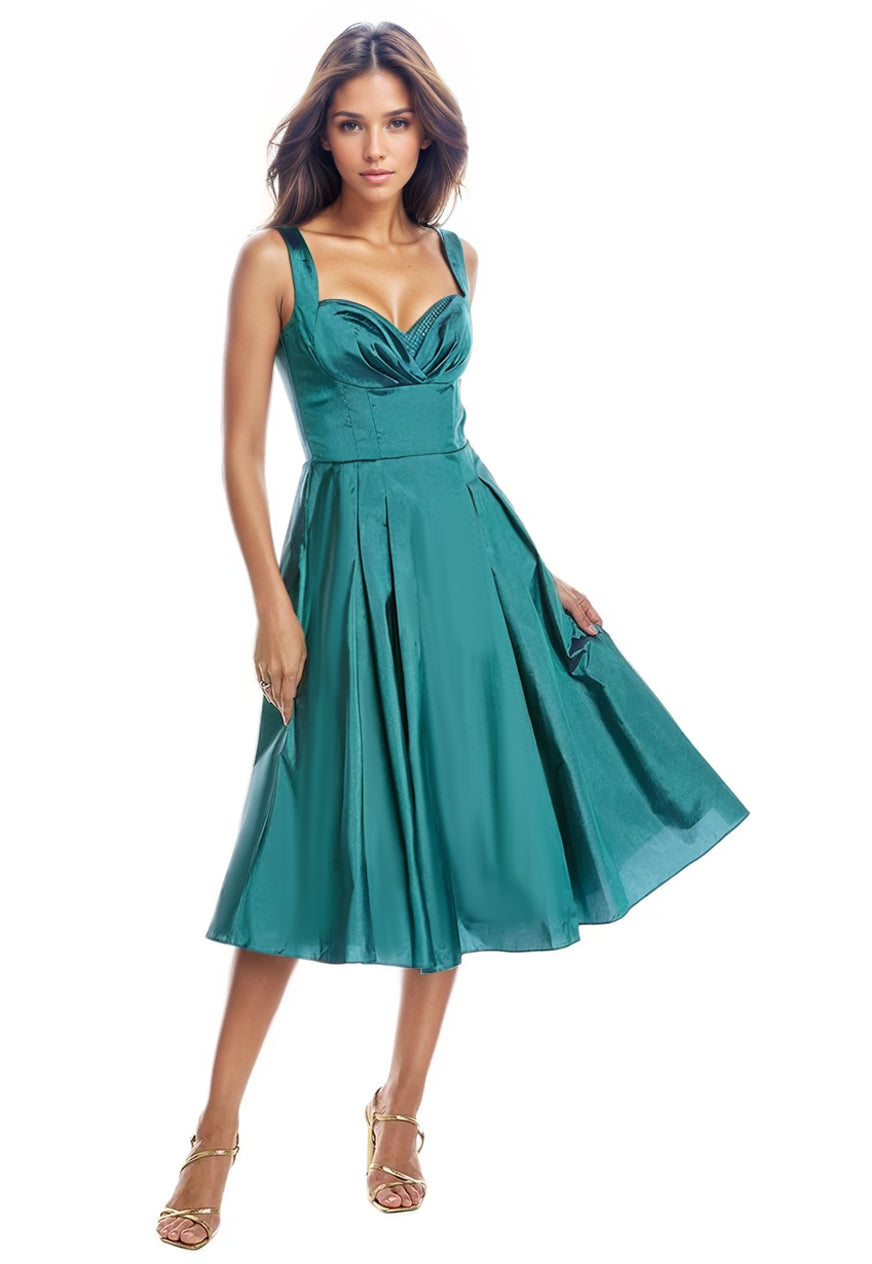 Sweetheart Taffeta A-Line Cocktail