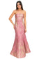 Strapless Brocade Gown with Bolero