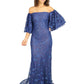 Flamenco Sleeve Fit and Flair Gown  