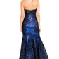 Strapless Sequin Gown  