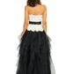 Long Waisted Bustier Top  
