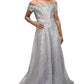 Off The Shoulder A-Line Gown  