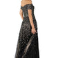 Off the Shoulder A-Line Gown  