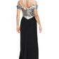 Off The Shoulder Column Gown  