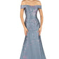 Off The Shoulder Fit and Flare Gown  
