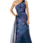 One Shoulder Organza Gown  