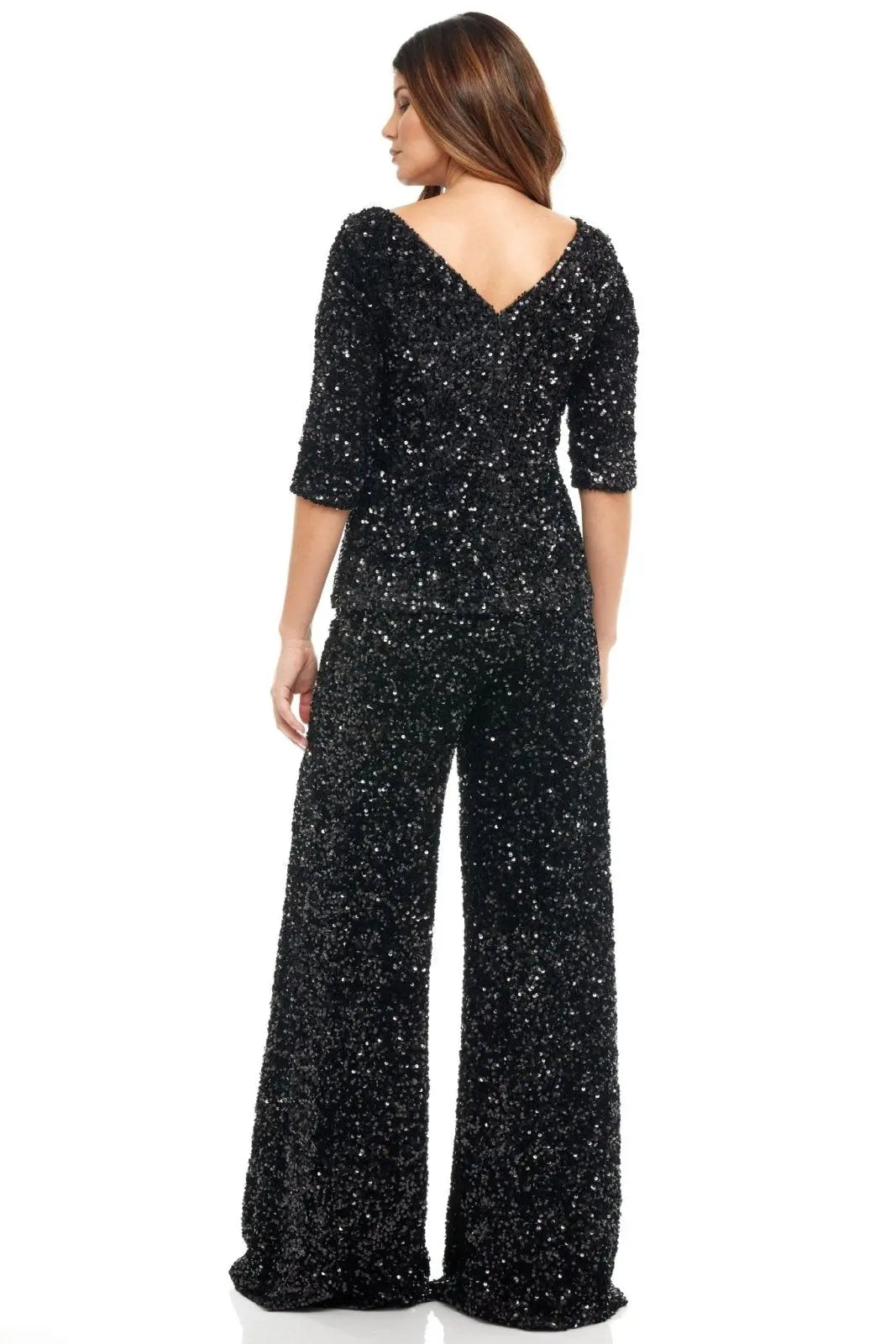 Sequin Palazzo Pant  