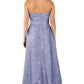 Strapless Brocade A-Line  