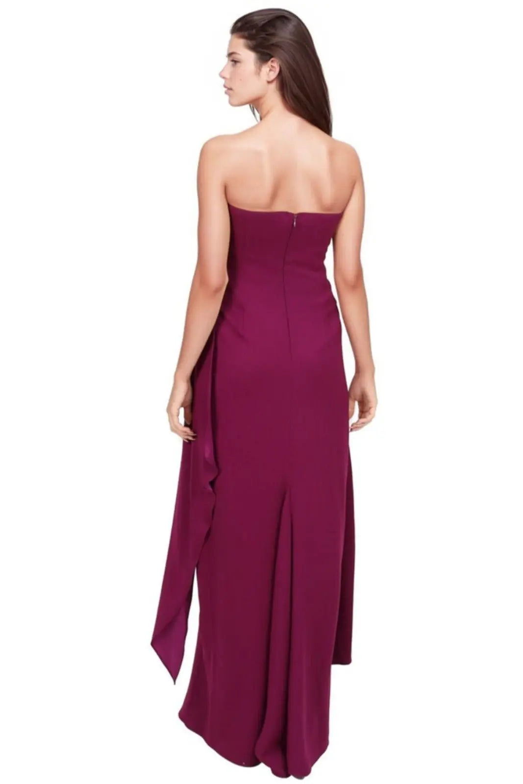 Strapless Crepe Gown  