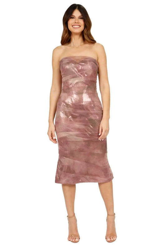 Strapless Draped Cocktail  