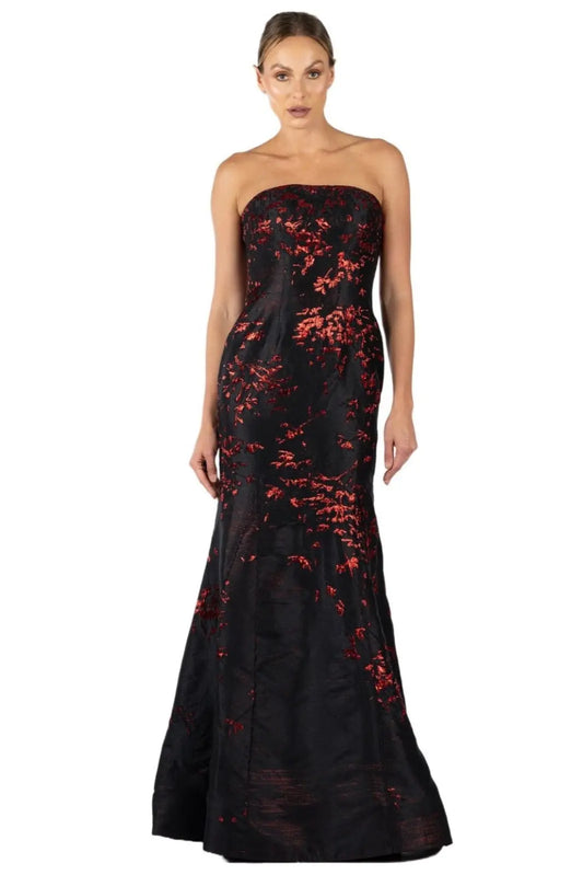 Strapless Fit and Flare Gown  
