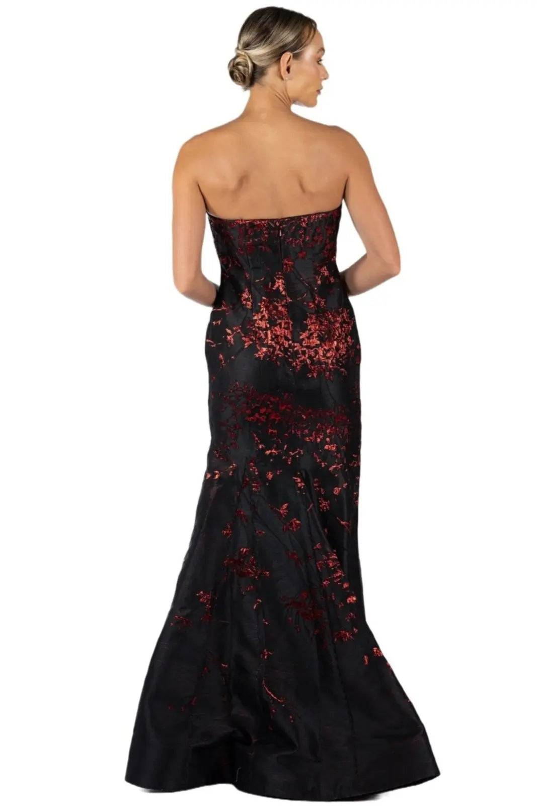 Strapless Fit and Flare Gown  
