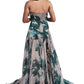 Strapless Sweetheart Carwash Gown  