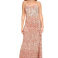 Strapless Plunging Sweetheart Neckline Gown  