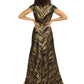 V-Neck Bias Cut Gown  